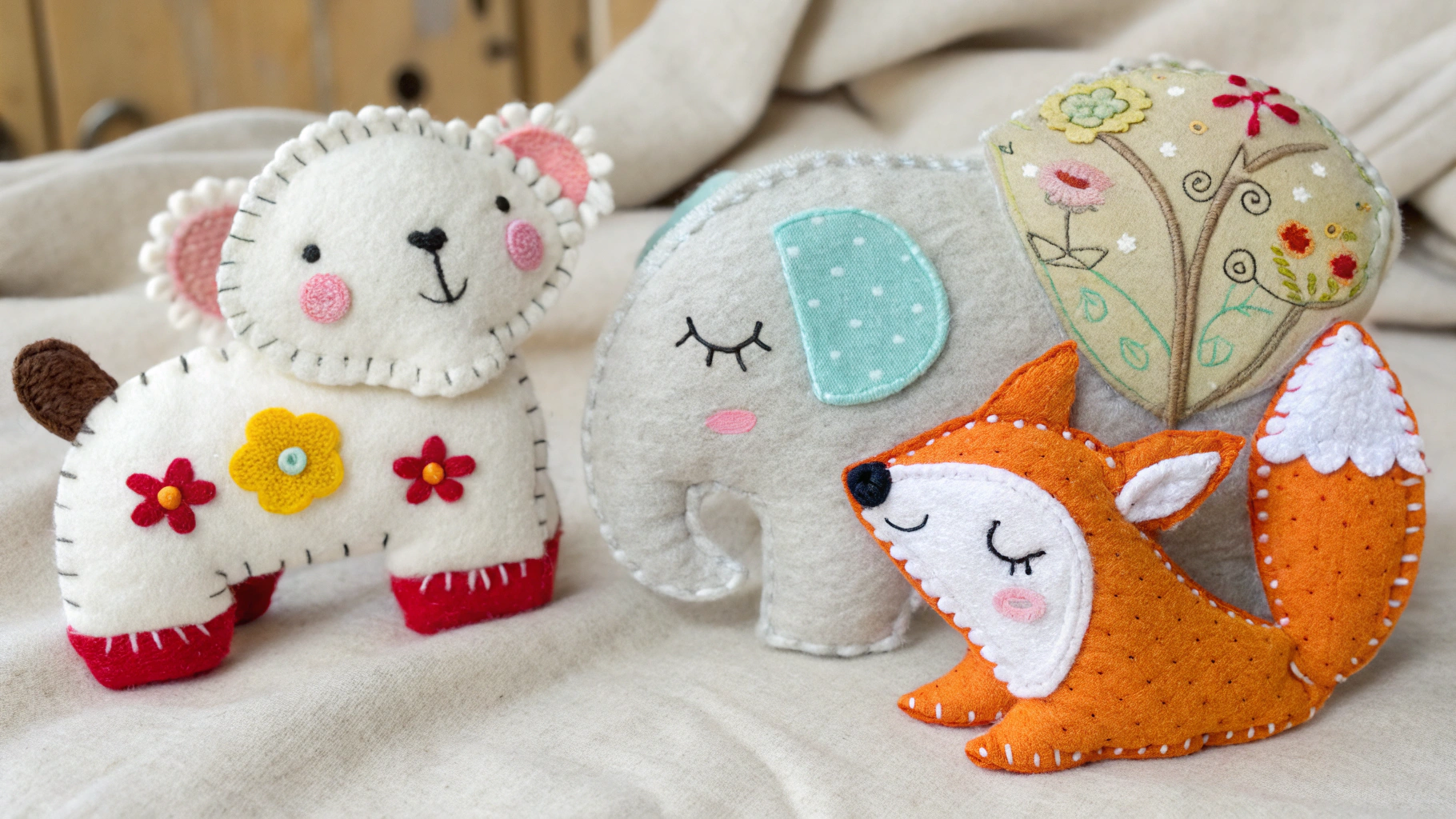 wool felt toy ideas