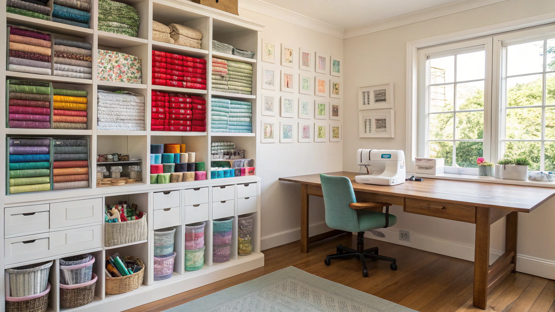 sewing room organization ideas